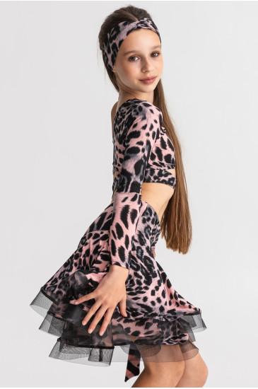 Спідниця-волан для танців дитяча REUS Collection U020/t Savana (з шортами) J