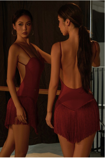 Юбка для танцев ZYM Lat Angular Fringe 2213R