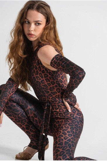 Комбінезон для латини - DW Dancewear 138_Leo