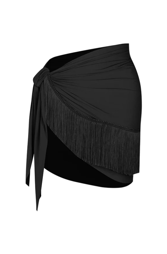 Танцювальна спідниця для латини з бахромою ZYM Lat Fit Me In Wrap 24102H - фото 7