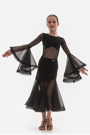 Юбка для танцев — DW.dancewear St 190 (mesh + lace) J