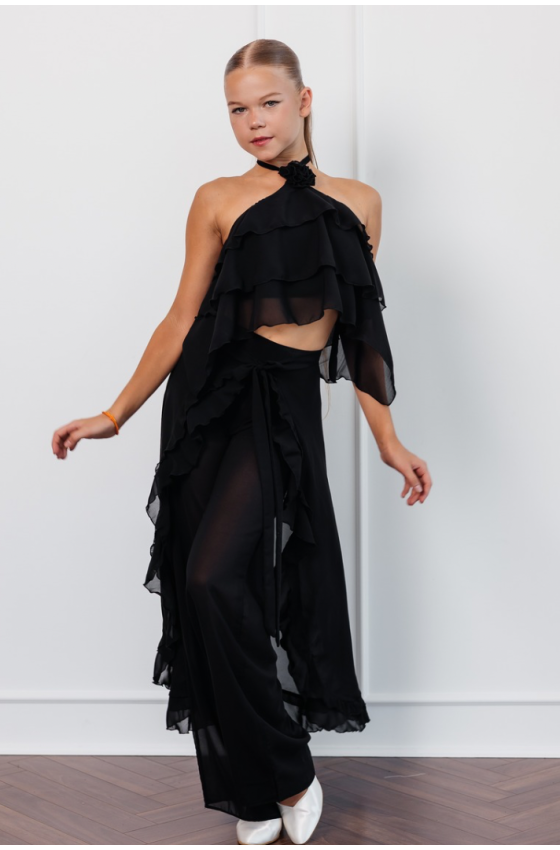 Dance trousers DW Dancewear 222 (chiffon) J - фото 2