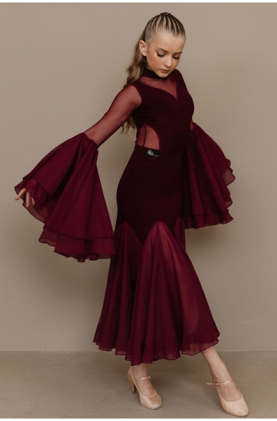 Танцювальне боді DW.Dancewear St 239 (шифон) J - фото 1