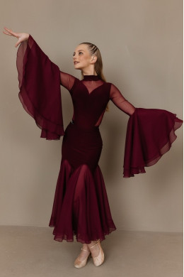 Танцювальне боді DW.Dancewear St 239 (шифон) J