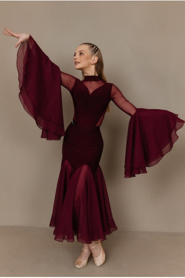 Танцювальне боді DW.Dancewear St 239 (шифон) J