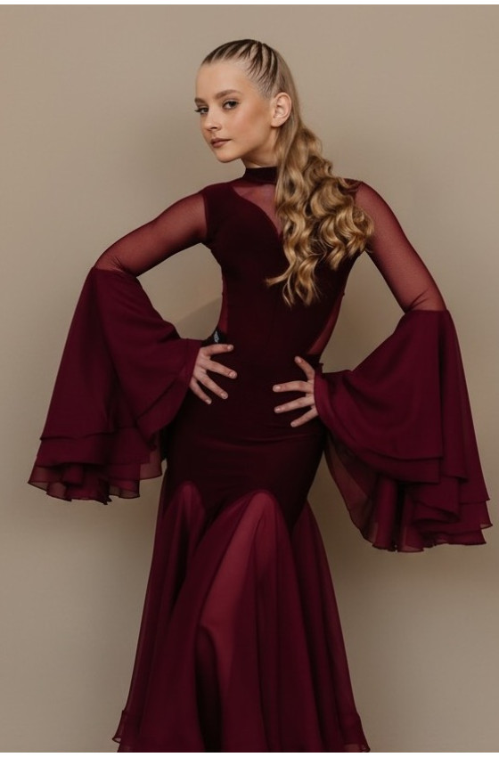 Танцювальне боді DW.Dancewear St 239 (шифон) J - фото 3