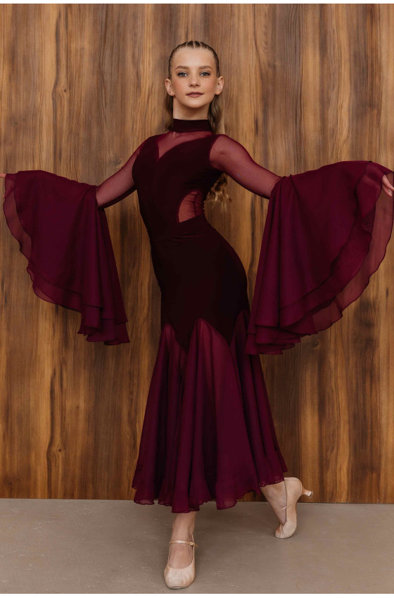 Танцювальне боді DW.Dancewear St 239 (шифон) - фото 2