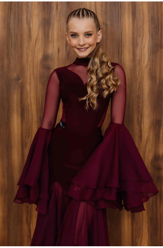 Танцювальне боді DW.Dancewear St 239 (шифон)