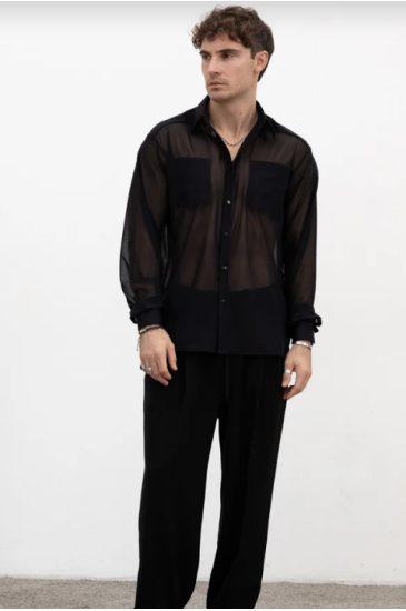Сорочка чоловіча для танців STESH MESH Shirt